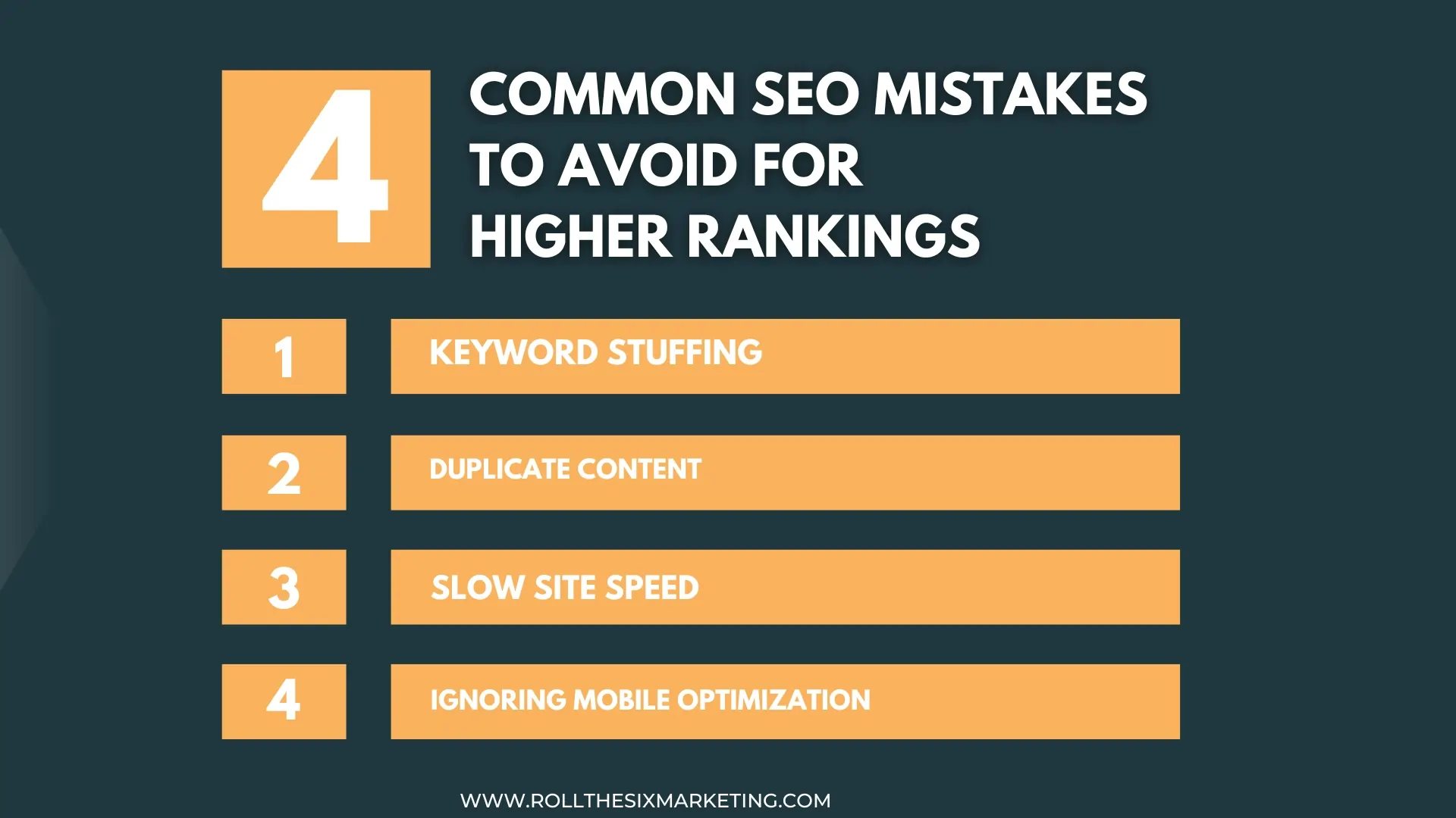 Common SEO Mistakes to Avoid